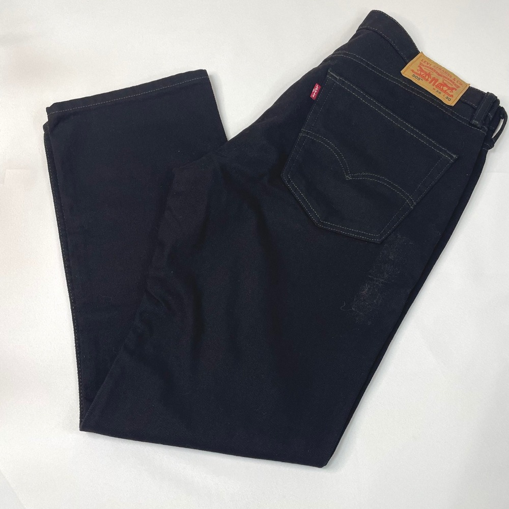 NWOT Levi's 505 Regular Fit Black‎ Jeans Mens W36 L30 Classic Denim Pants